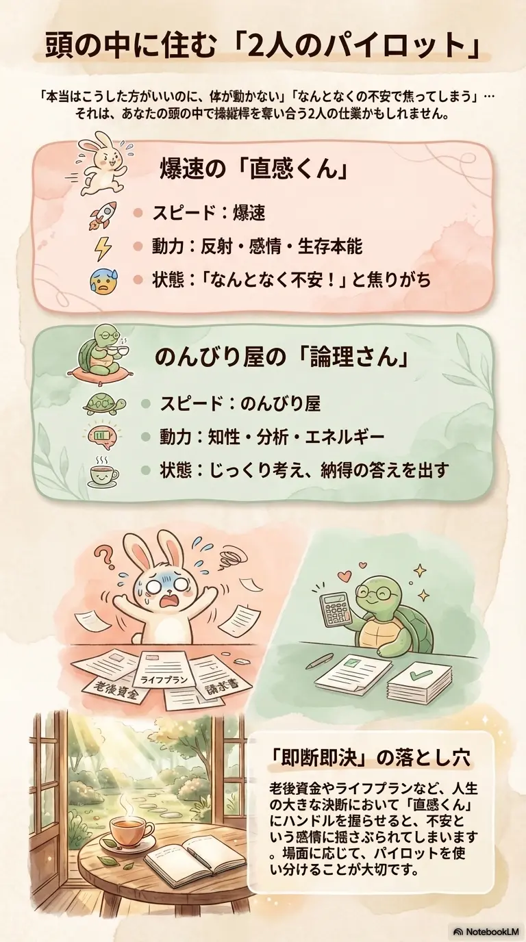 頭の中に住む2人のパイロット