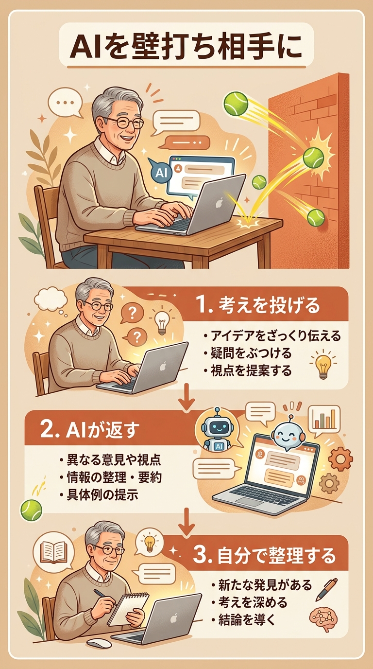 AIを壁打ち相手に